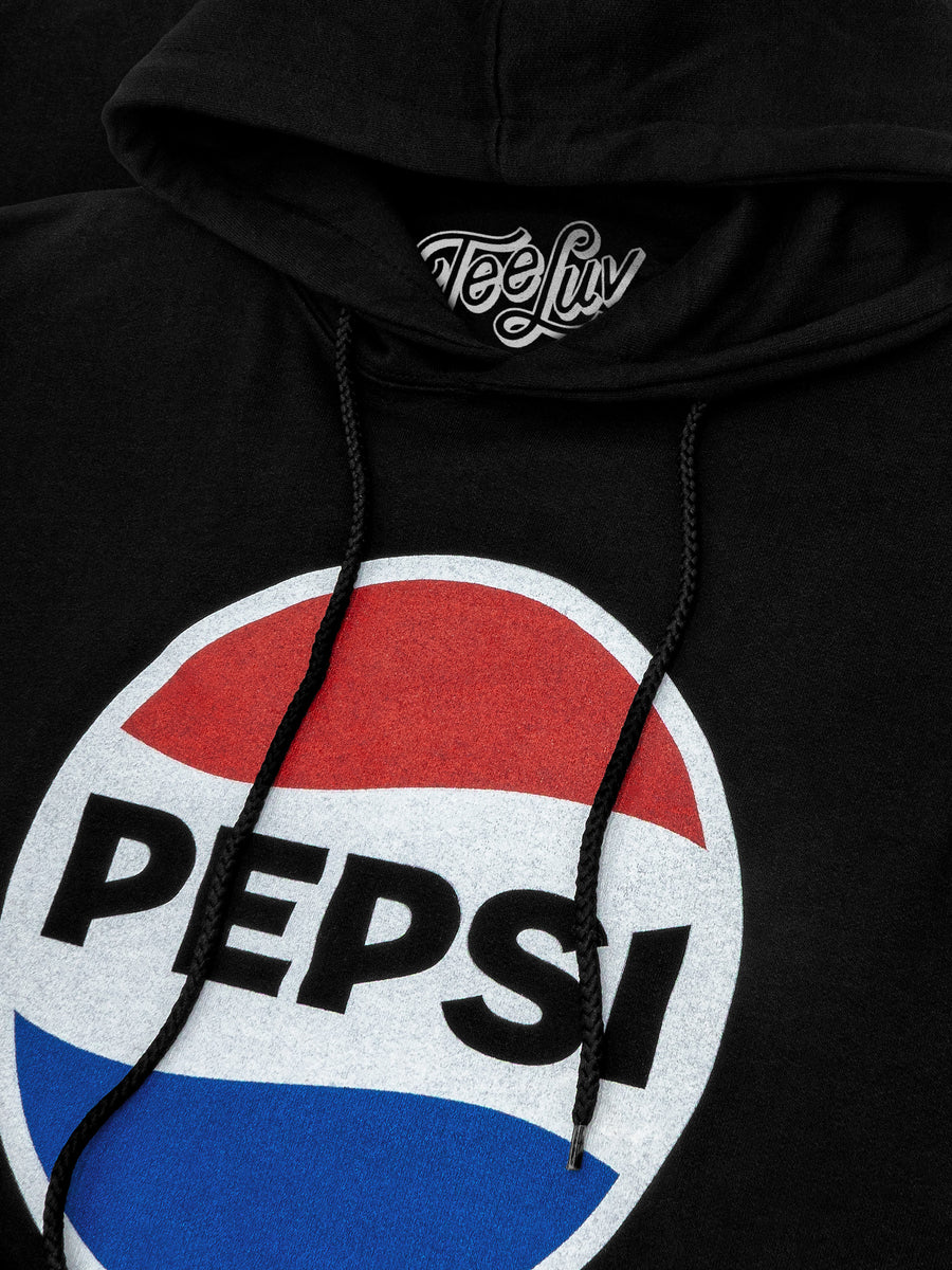 Pepsi Soda Logo Hoodie - Black