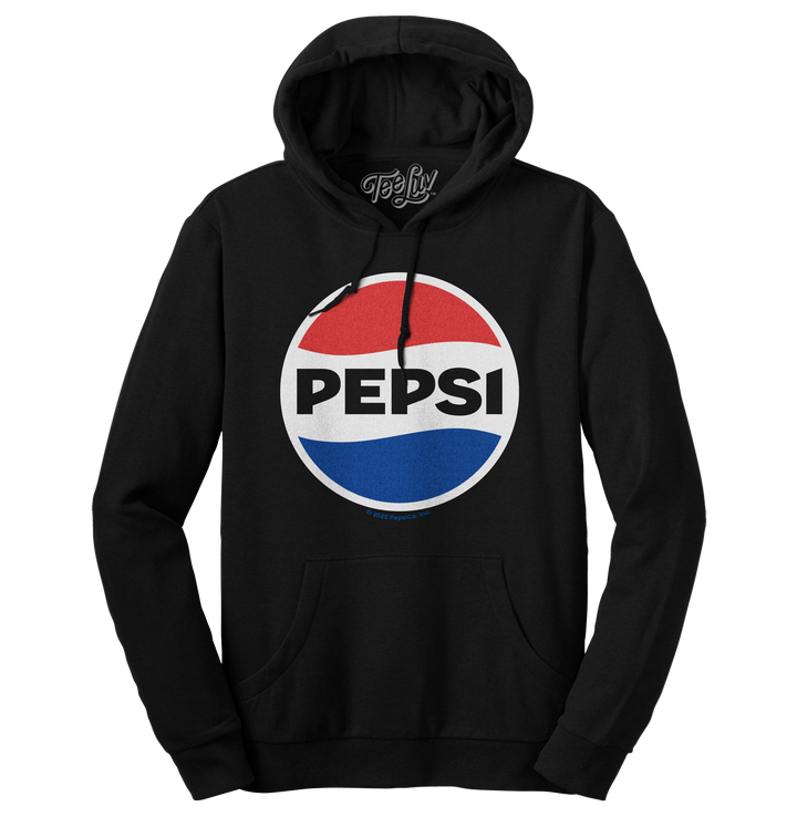 Pepsi Soda Logo Hoodie - Black