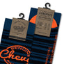 Chevy Genuine Parts American Muscle Crew Socks-Blue/Orange