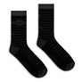 Chevrolet Automotive Striped Crew Socks - Black/Gray