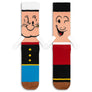 Popeye The Sailor Man and Olive Oyl Magnet Arm Socks-Black/Red/Beige/Yellow/Blue/Brown