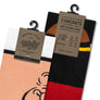 Popeye The Sailor Man and Olive Oyl Magnet Arm Socks-Black/Red/Beige/Yellow/Blue/Brown