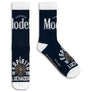 Cerveza Modelo Espiritu Luchador Beer Brand Socks - Navy/White