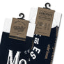 Cerveza Modelo Espiritu Luchador Beer Brand Socks - Navy/White