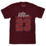 Dr Pepper 23 Varsity Sports Jersey T-Shirt - Burgundy