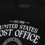 United States Post Office Retro USPS Graphic T-Shirt - Black