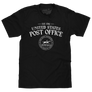 United States Post Office Retro USPS Graphic T-Shirt - Black