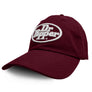 Dr Pepper Retro Soda Pop Graphic Dad Hat - Burgundy