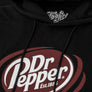 Dr Pepper Est 1885 Logo Hooded Sweatshirt - Black