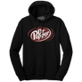 Dr Pepper Est 1885 Logo Hooded Sweatshirt - Black