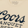 Coors Banquet Beer Rodeo Cowboy Boots and Hat T-Shirt - Cream