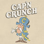 Cap'n Crunch Cereal Cartoon Mascot T-Shirt - Cream