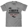 Chevy Camaro Est 1911 Chevrolet Muscle Car T-Shirt - Athletic Heather Gray