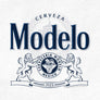 Cerveza Modelo Beer Double Sided Brewery Logo T-Shirt - White
