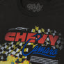 Chevy Camaro 5th Gen Faded Chevrolet Race Car T-Shirt - Vintage Black