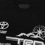 Toyota Racing Development TRD 76 Faded Car Emblem T-Shirt - Black