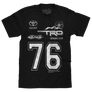 Toyota Racing Development TRD 76 Faded Car Emblem T-Shirt - Black