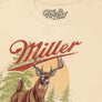 Made in the USA Miller High Life Deer T-Shirt - Natural Beige