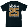 Cerveza Modelo 25 Double Sided Beer Brand T-Shirt - Navy Blue