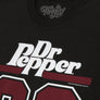 Dr Pepper 23 Varsity Sports Graphic Heavyweight T-Shirt - Vintage Black