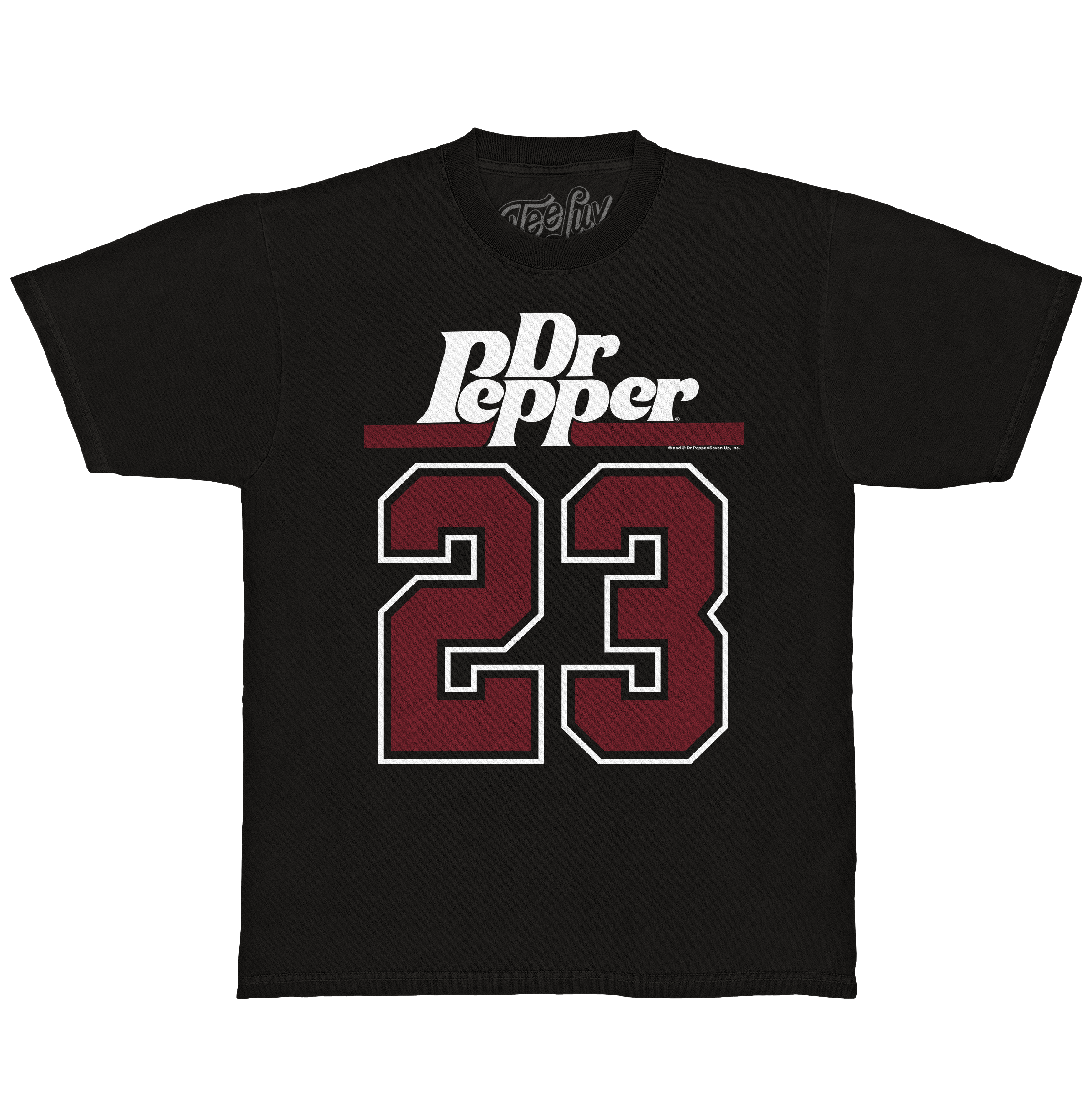 Dr Pepper 23 Varsity Sports Graphic Heavyweight T-Shirt - Vintage