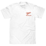 Tee Luv Miller High Life Billiards Tournament Front and Back Print T-Shirt - White