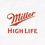 Tee Luv Miller High Life Billiards Tournament Front and Back Print T-Shirt - White