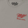 Tee Luv Miller High Life Lake Loons Double Sided T-Shirt - Light Gray
