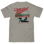 Tee Luv Miller High Life Lake Loons Double Sided T-Shirt - Light Gray