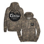 Tee Luv Coors Banquet Beer Front and Back Brewery Graphic Hoodie - Deadwood Camo