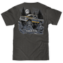 Chevrolet Trucks Double Sided 70s Square Body Pickup T-Shirt - Charcoal Gray