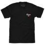 Tee Luv Coors Banquet Front and Back Beer Mountain Stream T-Shirt - Black
