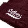 Dr Pepper Trademark Retro Logo Beanie - Burgundy