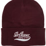 Dr Pepper Trademark Retro Logo Beanie - Burgundy