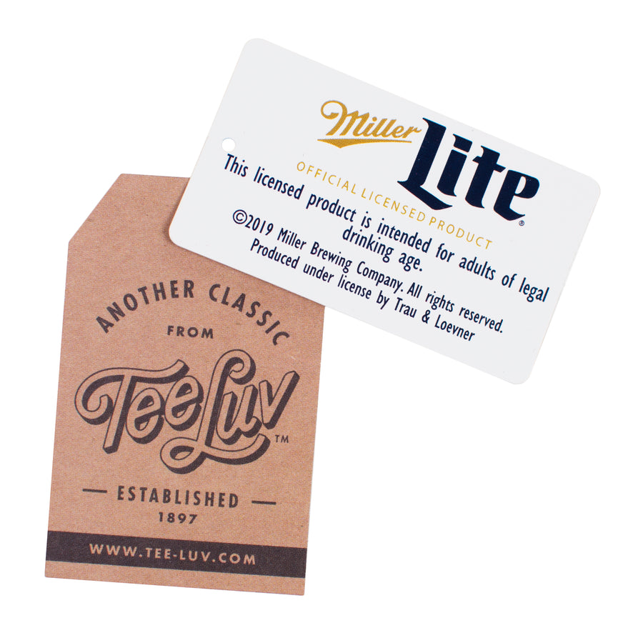 Miller Lite Football T-Shirt - Navy Blue