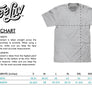 Tee Luv Faded Retro Orange Crush Logo T-Shirt - Athletic Heather Gray