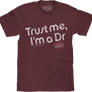 Trust Me, I'm A Dr Big and Tall T-Shirt - Red