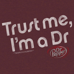 Trust Me, I'm A Dr Big and Tall T-Shirt - Red