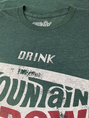 Drink Mountain Dew Logo T-Shirt - Green