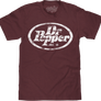 Dr Pepper Distressed Oval Logo Big and Tall T-Shirt - Red