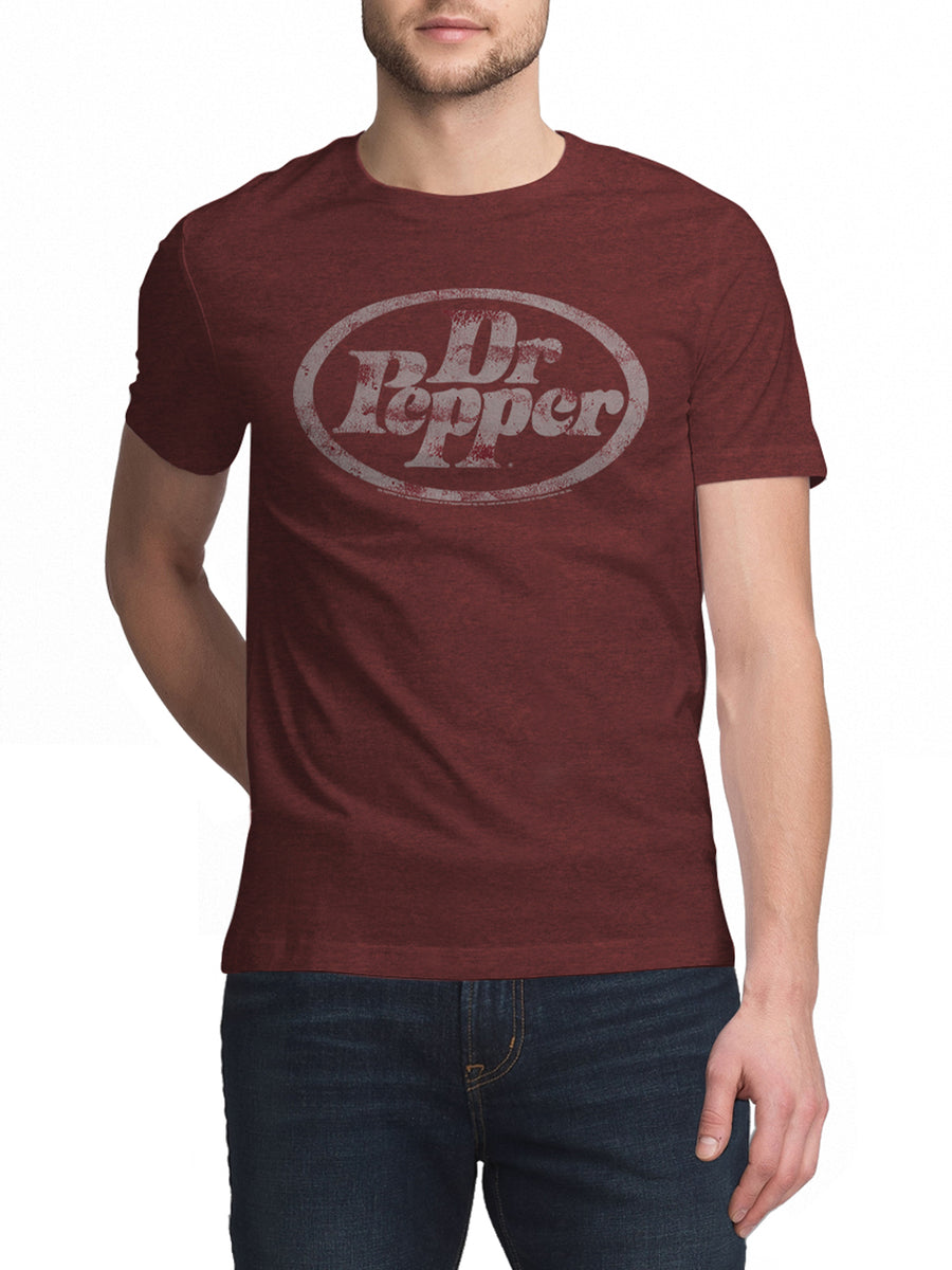 Dr Pepper Distressed Logo T-Shirt - Red