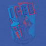 ICEE Polar Bear Big and Tall T-Shirt - Blue
