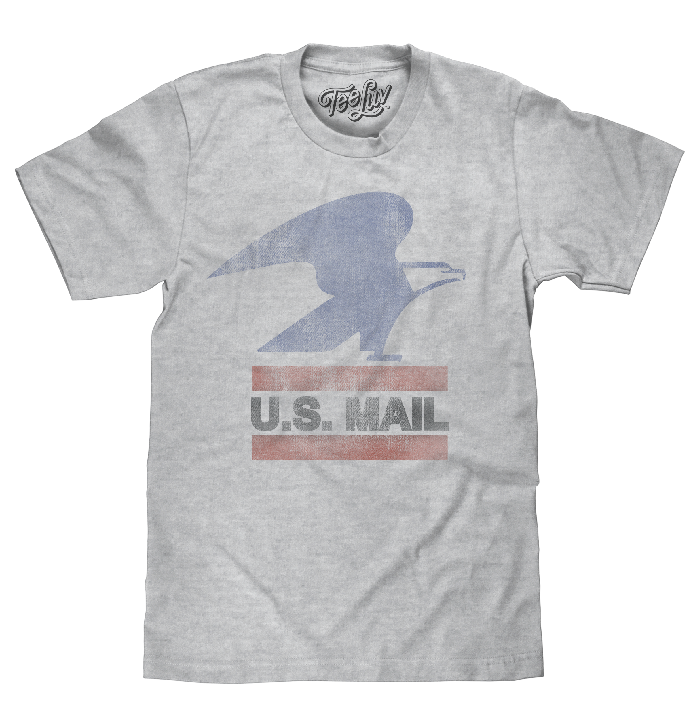 Tee Luv Men's U.S. Mail Eagle Postal Service Hoodie - Hooded USPS Logo  Sweatshirt (3XL) 