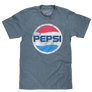 Pepsi Logo Big & Tall T-Shirt - Indigo Heather