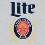 Miller Lite Logo Hooded Sweatshirt - Gray