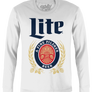 Miller Lite Beer Long Sleeve T-Shirt - White