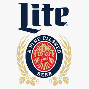 Miller Lite Beer Long Sleeve T-Shirt - White