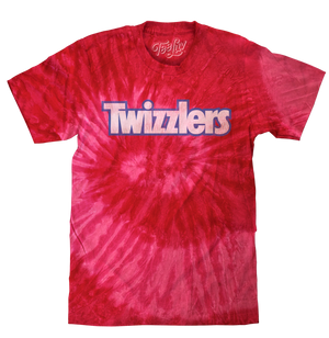 Retro Twizzlers Tie Dye T-Shirt - Red Spider Tie Dye