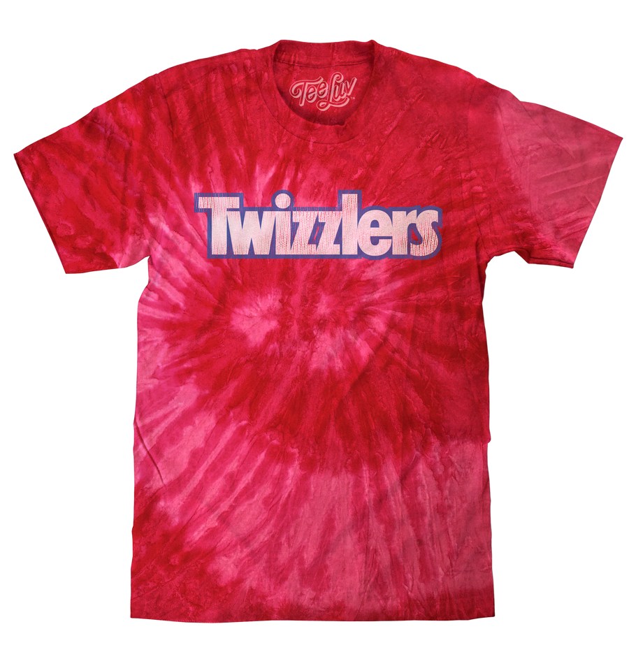 Retro Twizzlers Tie Dye T-Shirt - Red Spider Tie Dye