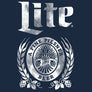 Miller Lite Hooded Jersey T-Shirt - Navy